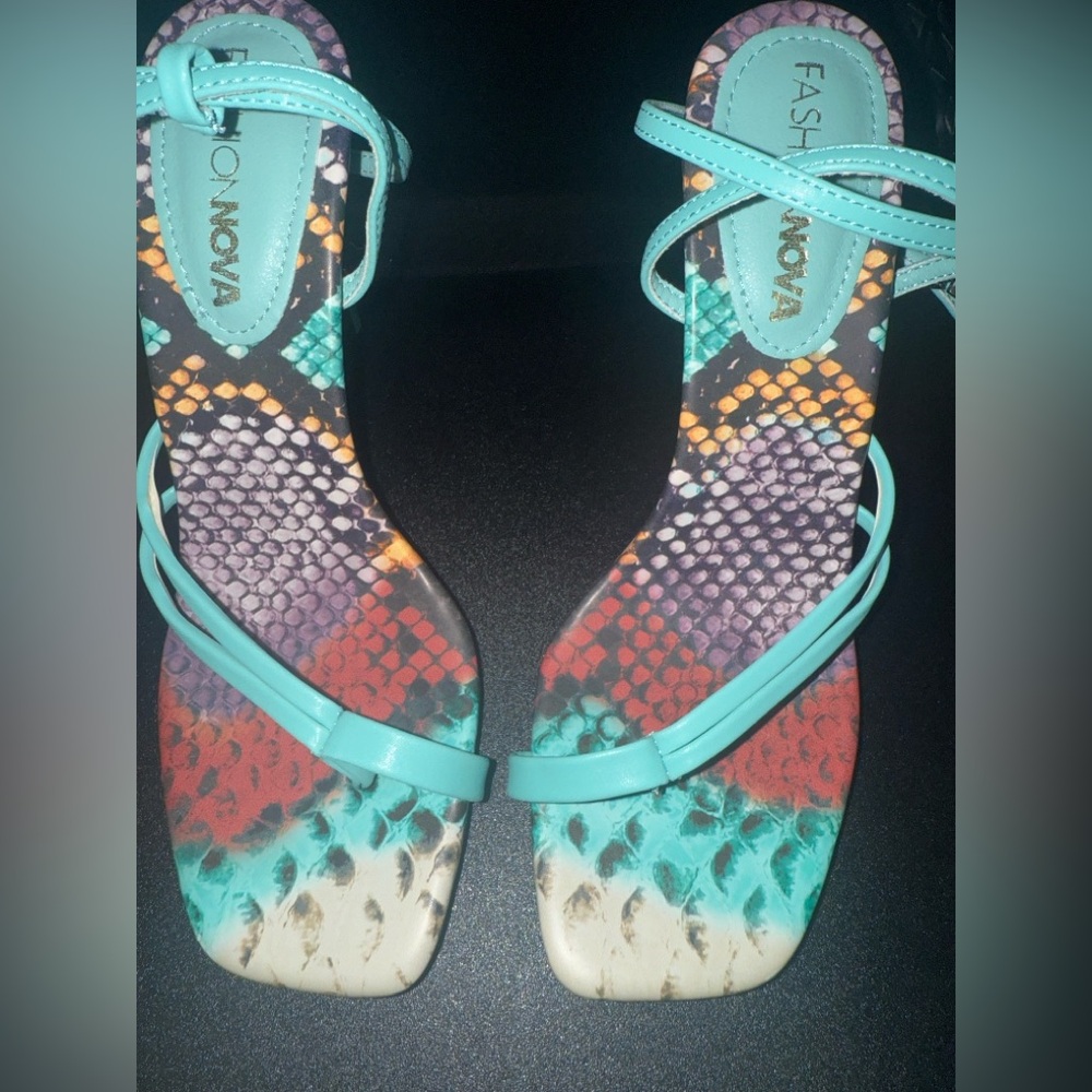 Fashion Nova Smooth Like Me Heeled Sandals